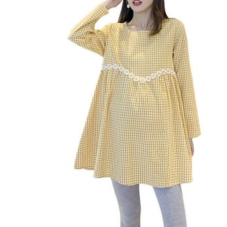 24seven Comfort Apparel Elbow Length Sleeve Maternity Maxi Dress -  Walmart.com
