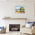 thumbnail image 2 of Stupell Industries Lifeguard Hut on Beach Nature Painting Gray Framed Art Print Wall Art, 30 x 24, 2 of 8