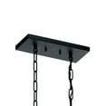 thumbnail image 3 of 43494BK Kichler Lighting Abbotswell - 8 Light Linear Chandelier - with Traditional inspirations - 20.25 inches tall by 12.75 inches wide-Black Finish, 3 of 4
