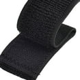 thumbnail image 3 of REGALWOVEN Outdoor Sports Nylon Elastic Backpack Hook Loop Tie Strap Black 3.8 x 30cm 2Pcs, 3 of 5