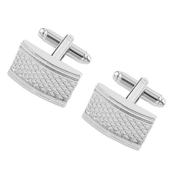lixuesong 1 Pair Carved Striped Cufflinks Men's Wedding Business Shirt Cufflinks Fashion Cuff Link for Party Wedding Reception