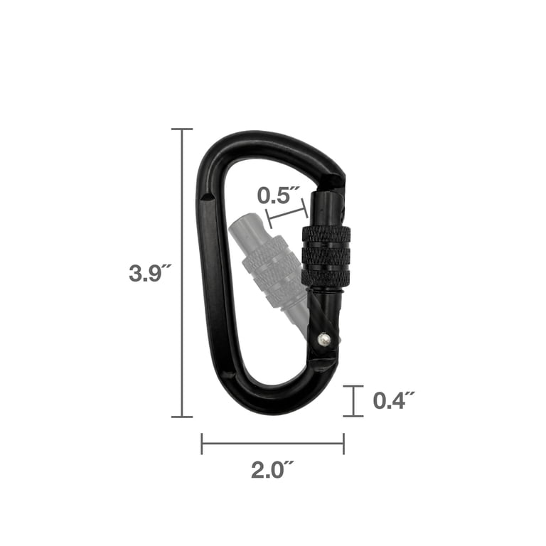 Heavy Duty Locking Spring Link Carabiner photo 3