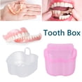 thumbnail image 1 of Caja de baño para el cuidado de la dentadura postiza con recipiente de red para colgar Caja de baño para limpieza de dientes postizos Ndcxsfigh Cuidado Belleza, 1 of 8