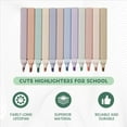 thumbnail image 4 of Aesthetic Highlighters Cute Assorted Colors Bible Highlighters and Pens No Bleed with Soft Tip 12 Color Aesthetic Pens, 4 of 8