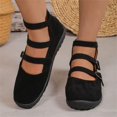 thumbnail image 5 of Willtoo Womens Ankle Strap Flat Shoes Casual Round Toe Walking Shoes with Metal Buckles Comfortable Non Slip Mary Janes, 5 of 5