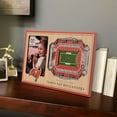 thumbnail image 2 of IDNA Tampa Bay Buccaneers 3D StadiumViews Picture Frame, 2 of 5