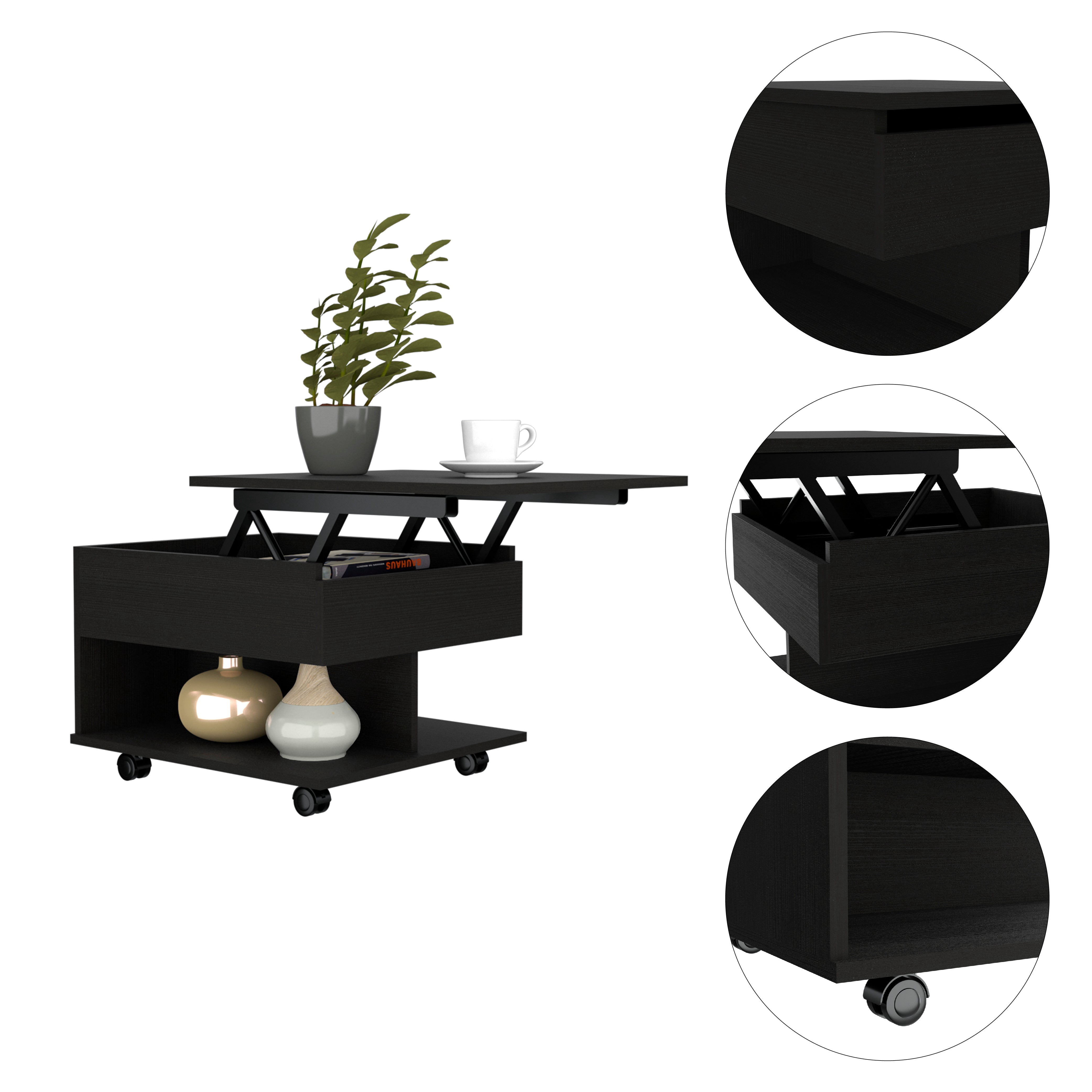 Boahaus Mantua Coffee Table (Black)