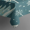 thumbnail image 3 of Rectangle Table Clothes Winter Christmas Snowflake Scene Tablecloth,Modern Foldable Table Cloths for Picnic Party Halloween Fall Thanksgiving Christmas, 3 of 5