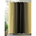 thumbnail image 2 of Yellow Black Ombre Extra Long Shower Curtain Set, Waterproof Shower Curtains for Bathroom, Modern Gradient Abstract Art Washable Fabric Cloth Bath Curtain for Bathtub with Hooks 72x96 Inches, 2 of 6