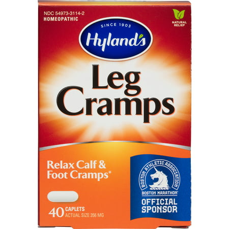 Hyland's Leg Cramp Caplets, 40 Count, Natural Calf, Leg and Foot Cramp Relief, #1 Pharmacist Recommended Leg Cramp (Best Medication For Severe Restless Leg Syndrome)