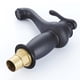 thumbnail image 1 of Grifo de de Grifo de Manija Grifo Mezcdor de tón Pulido Agua Fría Y Caliente Negro perfecl Grifo del lavabo del baño, 1 of 8