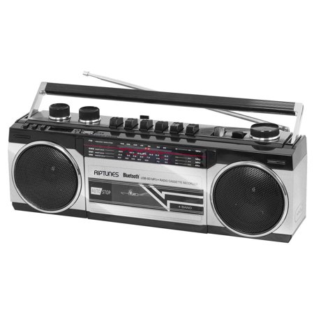 Impecca RACR-400S Riptunes Blt Retro Cassette Radio Sd/usb