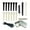 Set 3, variant on Guitar Bridge Hardware Set: ABS Pins, Saddles & Metal Removal Tool for Enhanced Durability