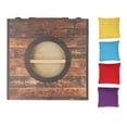thumbnail image 2 of Ensemble de Jeu de Trous de Cornouiller Portable Pliable Interactif Résistant à l'Eau, Planches de Trous avec Jeu de Lancer de Poire pour Fête, Camping, Extérieur, Cour Arrière, 2 of 7