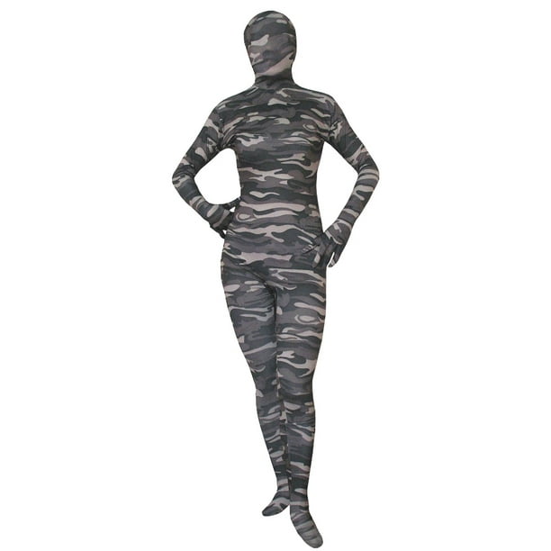 SecondSkin Full Body Spandex/Lycra Suit (S, Camouflage)