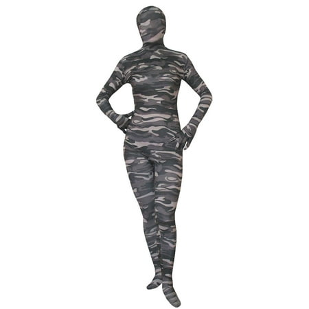 SecondSkin Full Body Spandex/Lycra Suit (S, Camouflage)