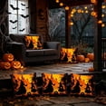 thumbnail image 4 of Pandiboks 18x18in Decorative Pillow Covers Halloween Couch Pillow Covers Multicolor Square Autumn Witch Polyester for Living Room、Dorm Room, 4 of 5