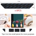 thumbnail image 2 of Non Slip Rug Tape 8 Pcs, Torubia Reusable Washable Double Sided Rug Tapes for Area Rugs on Hardwood, Tile and Linoleum Floor, Rug Anti Slip Grippers Keeps Your Rug in Place and Makes Corners Flat, 2 of 7
