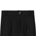 thumbnail image 4 of JUMEYU Boys Dress Pants Sim Fit Formal Adjustable Pants for Boys Kids School Uniform Trousers 18M-14T (Black,10T 11T), 4 of 5