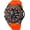 2360-BlackOrange, variant on Men's Digital Sports Watch, Military Waterproof Watches LED Screen Large Face Stopwatch Alarm Wristwatch