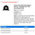 thumbnail image 2 of Center Drive Shaft Center Support Bearing - Compatible with 1965 International D1000, 2 of 2