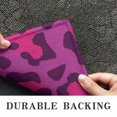 thumbnail image 6 of Pink and Black Of Leopard Print Door Rugs,Washable Non Slip Door Mats Indoor,Decorative Door Mats,Entry Mat Indoor for Entrance,Bedroom,Kitchen,Bathroom,17"x30", 6 of 6