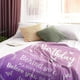 thumbnail image 2 of LHSHID Birthday Gifts for Women/Men/Her/Him Blanket Pink&Purple Happy Birthday Decorations Women/Men Throw Blankets Bday Gift for Women/Men Unique Best Birthday Gift Ideas 30"x40", 2 of 4