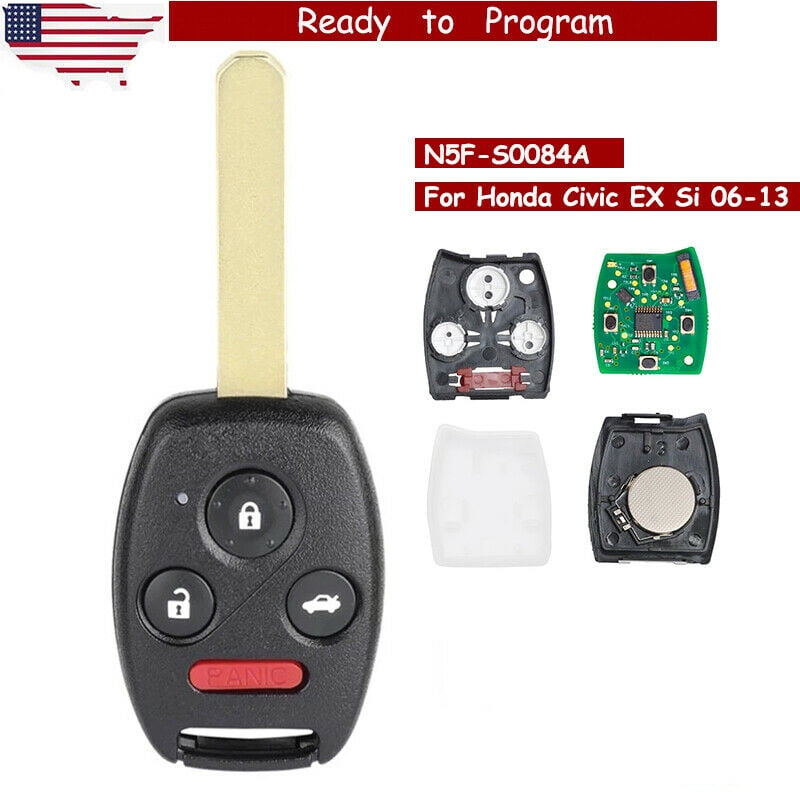 Car Key case wallet holder remote for honda civic 2008/2009 fit 2004-2011 