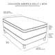 thumbnail image 3 of Colchón Matrimonial + Box Black + 1 Juego de Sábanas + Protector America Spring Air y Dicasa Kelly, 3 of 10