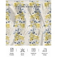 thumbnail image 5 of Yellow Fruit Wrap Around Bed Skirts for California King Bed 16" Drop,Bed Skirt with Adjustable Elastic Belt Dust Ruffle Bed Valance Vintage Country Leaves Berries Blue Plants Bed Frame Cover, 5 of 7