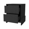 thumbnail image 4 of DeeHome Lovell Nightstand with Sturdy Base and 2-Drawers, 4 of 7