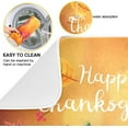 thumbnail image 2 of Happy Thanksgiving With Autumn Leaves Dish Drying Mat 16x18 Absorbent Fall Maple Dishes Pad Dish Drainer Mat Protector for Kitchen Fast Dry, 2 of 6