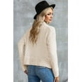 thumbnail image 6 of SHEWIN Women's Sweaters Fashion Casual Open Front Long Sleeve Chunky Knit Cardigans Outerwear Coats, 6 of 10