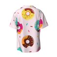 thumbnail image 6 of Daiia Donut Men's Linen Shirts Short Sleeve Casual Shirts Button Down Shirt for Men Beach Summer Wedding Shirt-Small, 6 of 6