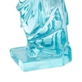thumbnail image 5 of 6" x 18" Light Blue Resin Tinted Woman Sculpture, by DecMode, 5 of 9