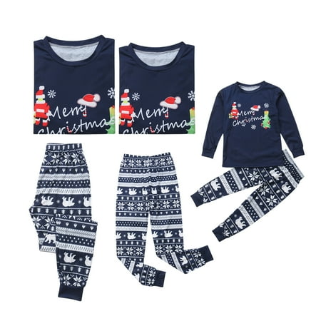 

Binpure Family Matching Christmas Pajamas Set Women Baby Kids Sleepwear Nightwear