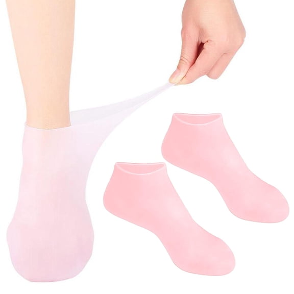 Soft Silicone Socks for Cracked Feet, Rough Foot Care Protector, for Repairing Softening dryinginginginging Feet Skins, Rough Foot Care Protector