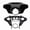 B Style, variant on Motorcycle 8" Batwing Inner Outer Fairing Windshield For Harley Touring Electra Glide Street Road King 1996-2013