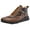 BW2, variant on Akiihool Boots for Men Men's Ankle Boots Square Toe Side Zipper Block Heel Mid Calf Low Heeled Short Booties (Grey,11.5)