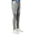 thumbnail image 3 of X RAY JEANS  Boy's Stretch Moto Jeans, Grey, 10, 3 of 6