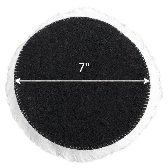 3\" 4\" 5\" 6\" 7\" Lambs Wool Buffing Polishing Pads Bonnets Sanding Car Buffer Pad