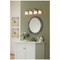 thumbnail image 3 of Fluorescent Lemont Three Light Wall/Bath Vanity in Antique Brushed Nickel with White Alabaster Glass by Generation Lighting - Seagull 44318BLE-965 in Nickel Finish, 3 of 7