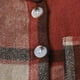 thumbnail image 3 of Gibobby blusas de vestir Niños formal Chaqueta de abrigo con estampado a cuadros de manga larga para niños y niñas(Rojo, 6-9 Meses), 3 of 5