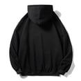thumbnail image 3 of Lightweight Cotton Hoodies for Men Hooded Collar Drawstring Pullover Casual Fall Long Sleeve Sweatshirts with Pocket, 3 of 7