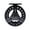 Black, variant on ROZYARD Fly Fishing Reel Size 3/4 5/6 7/8 Spool Fly Reel Tackle Accessories Light Weight Aluminum Alloys Body Fly Fishing Reel