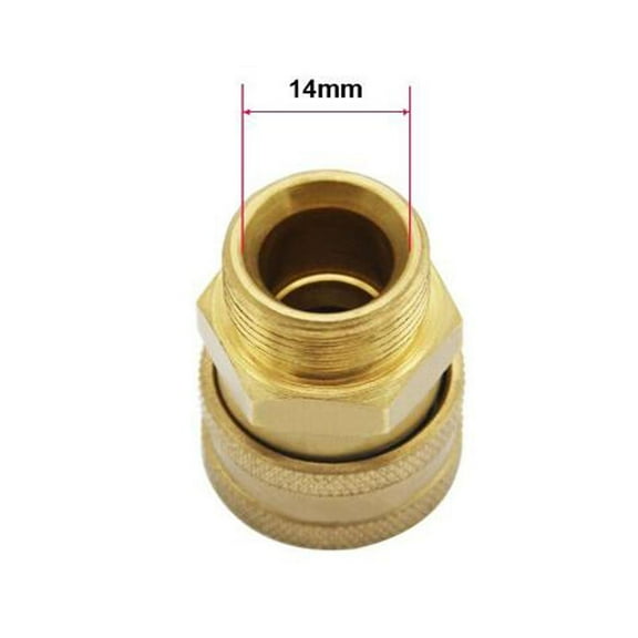 Pressure Washer Durable Brass ly Adapter or M22- 4 Male New