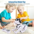 SUPER JOY Remote Control Robot Dog Toy, Programmable Interactive