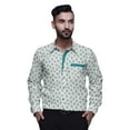 thumbnail image 1 of BESTMAN Long Sleeve Spread CollarShirtsFor Men Cotton Button DownShirts, 1 of 5