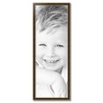 thumbnail image 2 of ArtToFrames 17" x 48" Black Panel With Gold Lip Picture Frame, 17x48 inch Multi Wood Poster Frame (WOM-5092),  Pack, 2 of 7