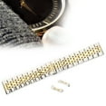 thumbnail image 4 of Watch Band, Replacement Watch Band Small Watch Accessory 24mm  For Watch Repair Shop Gold, 4 of 8